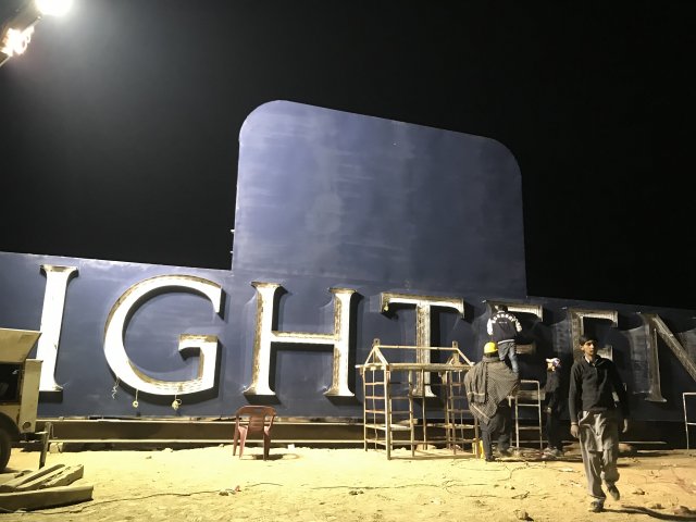 Highest Dual Billboard on Unipole Installed at Eighteen Islamabad